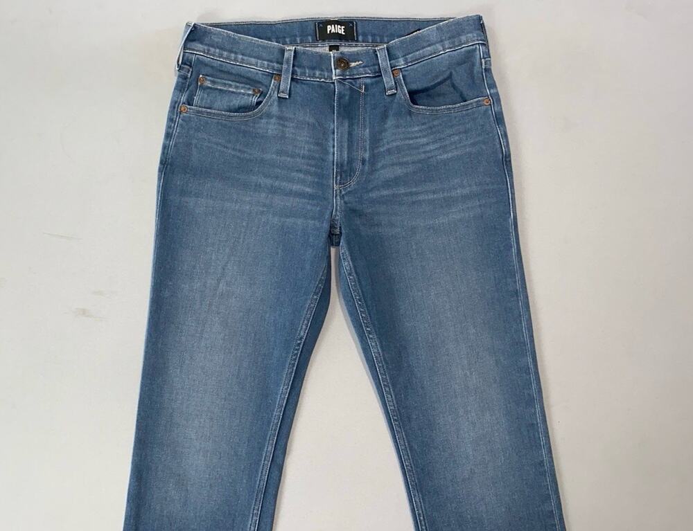 Paige Denim Federal Slim Straight Lightweight Stretch Jeans in FOLTZ. 30X33.5